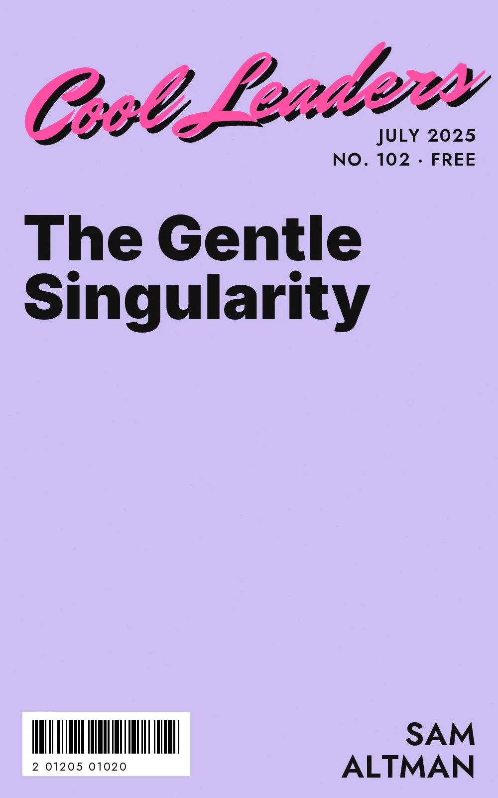 The Gentle Singularity